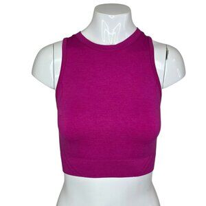 Alphalete Cropped Athletic Tank Top, Fuschia, Lightweight, Active, Gym, Size S